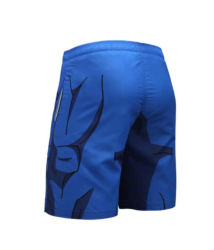 2018 новые летние Dragon Ball Z Вегета синий Косплэй 3D Творческий печатных сетки дышащий эластичный пояс повседневные Пляжные шорты Для Мужчин xxl