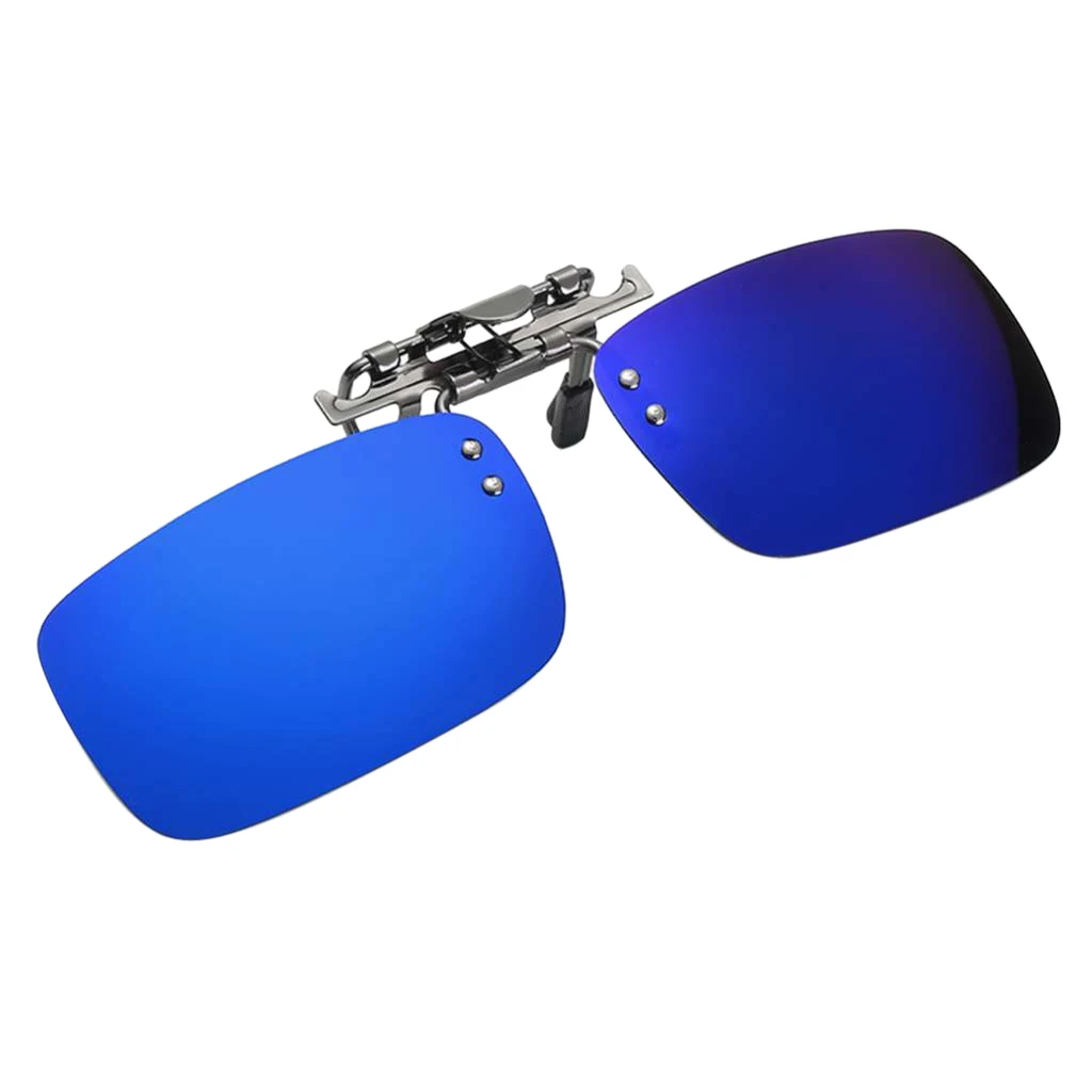  Polarized Clip On Flip Up UV400 Lens Driving Myopia Sunglasses