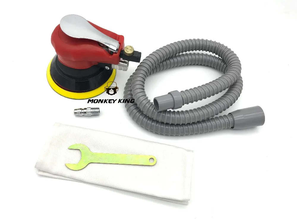 150mm Pneumatic Orbital Air Sander Burnish Polishing  Tool Machine (9)