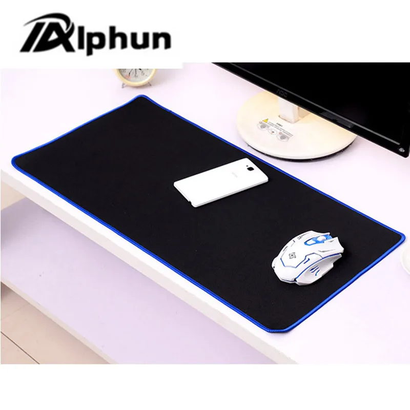 Игровой коврик для мышки большой однотонный геймерский мыши с бортиками по краю