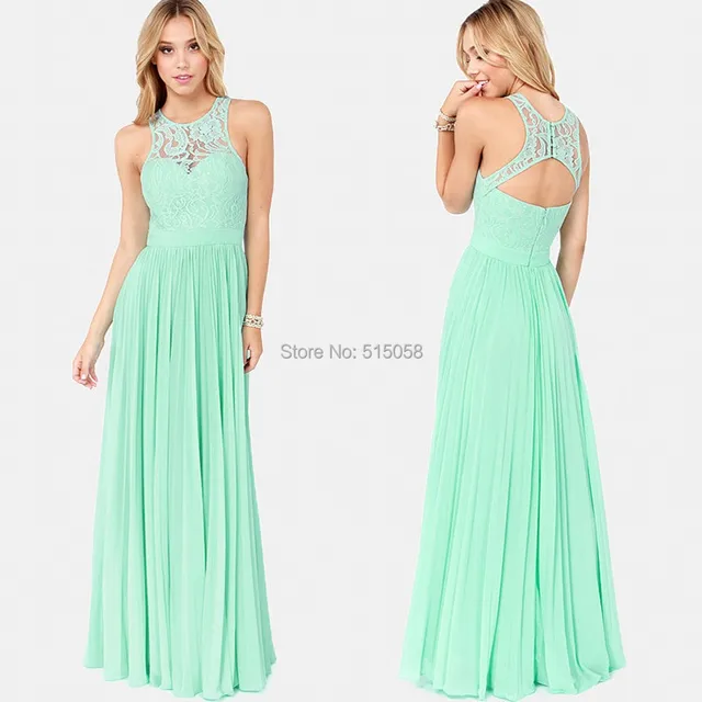 mint green halter dress