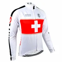 Bxio Winter Thermal Fleece Men sCycling Jersey Shirt Bike Jersey Pro Bike Team Warm Long Sleeves