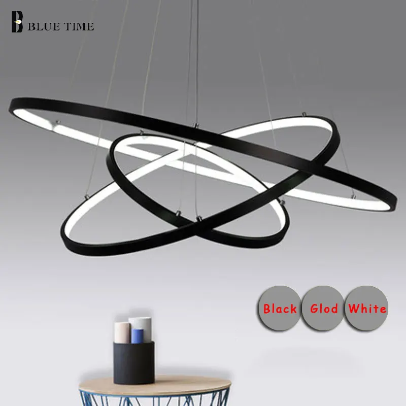 

Circle Rings LED Pendant Light Living room Dining room Kitchen Lighting Fixtures Modern LED Pendant Lamp Lustres Lampara techo