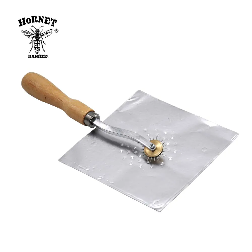 

HORNET Hookah Manual Wheel Foil Poker Puncher With Wood Handle Foil Piercing Tool Foil Puncher Chicha Hookah Accessories