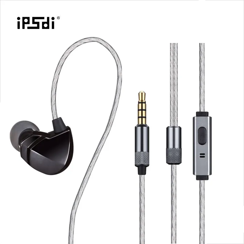 Ipsdi New 3.5mm In Ear Earphones Super Bass Noise Isolating Earbuds