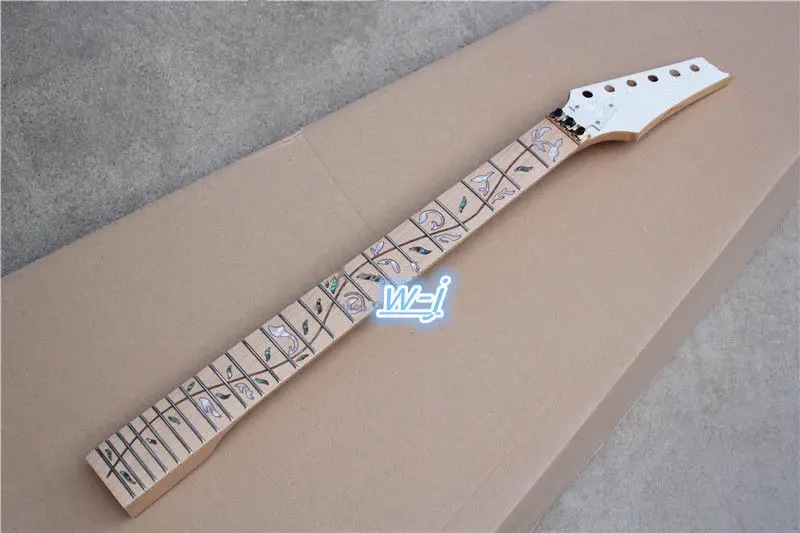 Electric Guitar Neck Inlay 24 Fret Maple Parts Replacementin Guitar