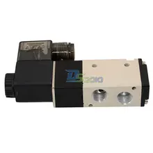 Хорошее Качество 1/" AC 110 В 3 путь 2 позиция Пневматический Электрический Электромагнитный Клапан NPT Воздуха Алюминия