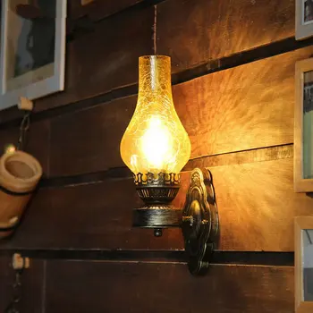 

Vintage Iron Retro Industrial LED Wall Lamp Lamps Luminaire Wall Light Fixtures Bathroom Light Bedroom Lamp Wall Sconces