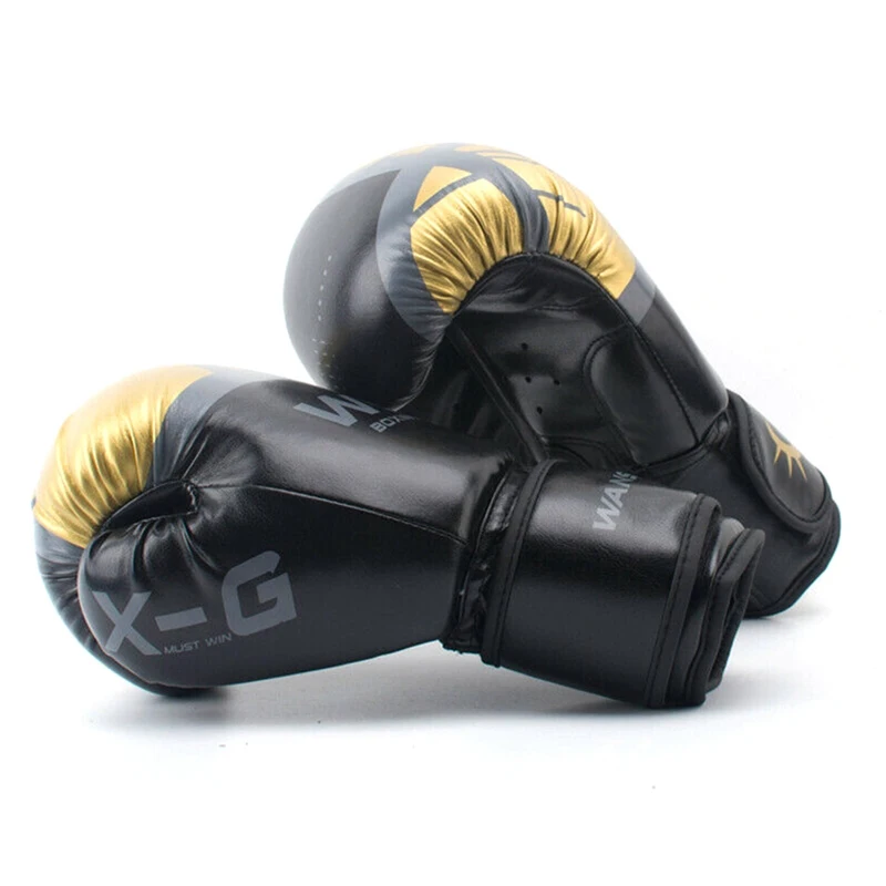 Высокое качество Взрослые боксерские перчатки женские/мужские кожаные Муай Тай Боксерские перчатки Санда экипировать мужчин ts для 6 8 10 12 унций бокса