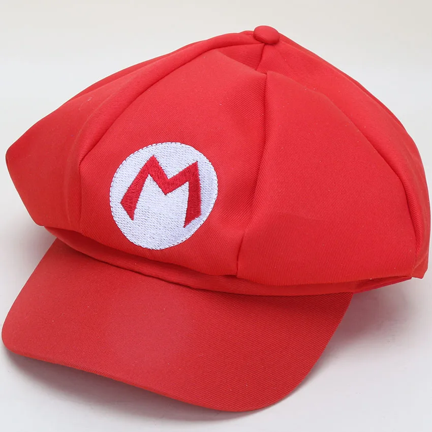 Cosplay&Ware [12]Cartoon Super Mario Bros Hat Cap Luigi Wario Waluigi