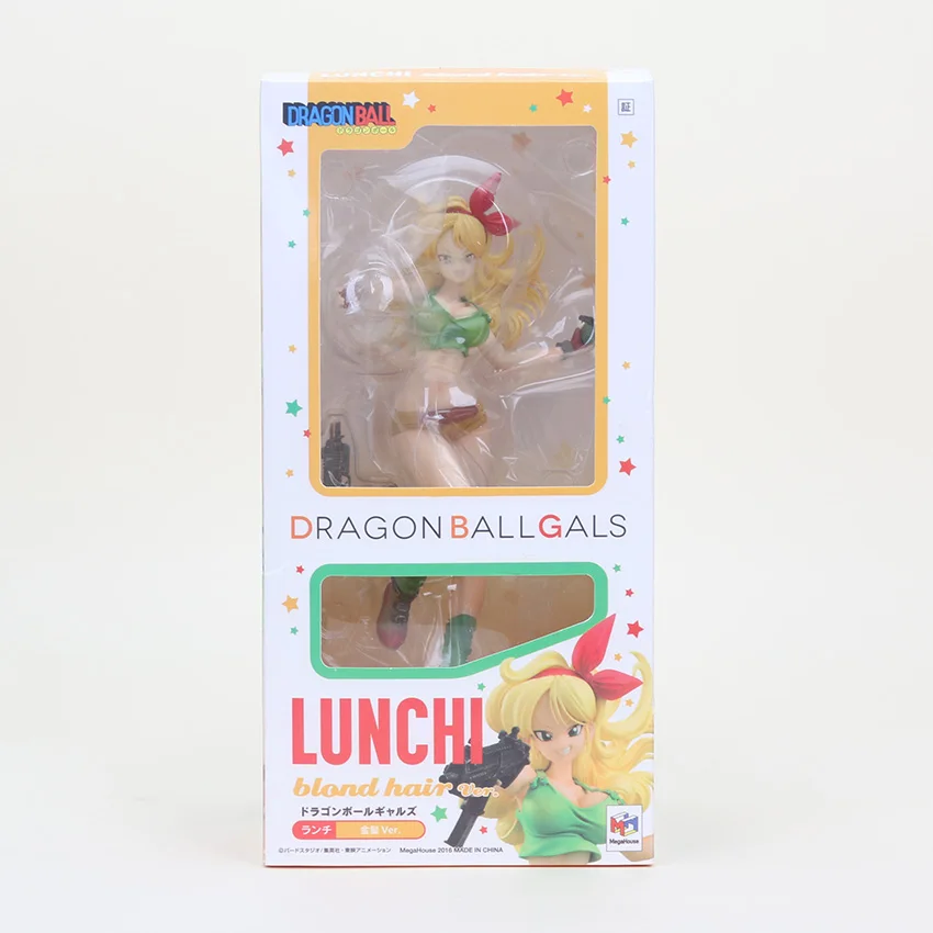 Dragon ball z фигурка Lunchi Lunch Bulma Scultures BIG Zoukei Tenkaichi Budoukai 4 dragonball z фигурка игрушки - Цвет: 18cm lunchi in box