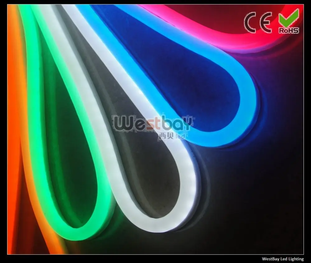 

Mini Green led neon flex,green PVC jacket neon light at size 10*22mm, 90leds/m