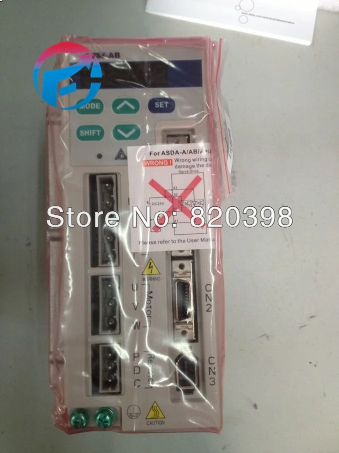 New Delta AC Servo Drive 220V 400W 2500ppr ASD-A0421-AB One year warranty delta servo controller asd a1021 ab 220v 1phase 1000w 1kw replacement parts