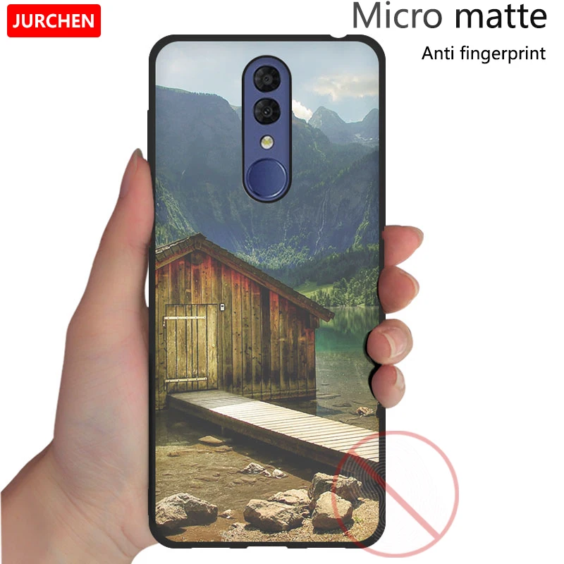 Мягкие силиконовые чехлы JURCHEN для телефонов Alcatel 3 2019 чехол задняя крышка модный