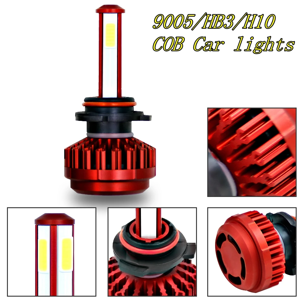 

9005/HB3/H10 Car LED Headlight Bulbs 6500k LED Fog Light Front Lamp LED Headlight Super Bright DC12V High Power Automobile