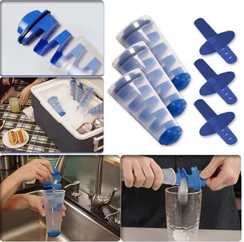 

Mighty Freeze Creative Ice Maker Tool DIY Mold Silicone Ice Bucket Portable Ice Cream Tubes Multifunctional Genie Ice Pop Maker