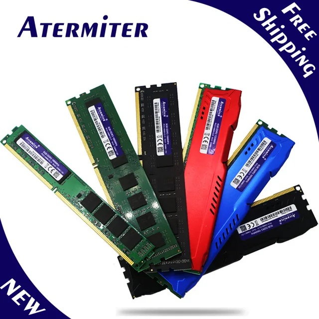 оперативная память ddr3 Радиатор Atermiter PC3 Модуль памяти RAM Компьютер Настольный DDR3 2