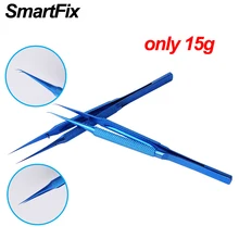 15 г Супер легкий Экстрим Sharp Titantium сплава Пинцет Смотреть Ремонт Fix техническое обслуживание пинцет