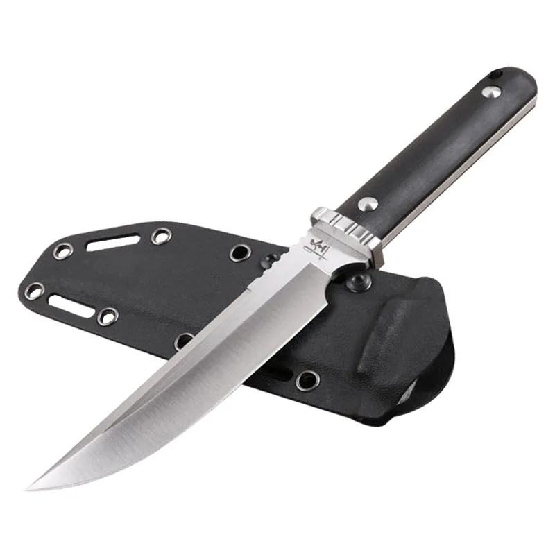 

DuoClang High Quality Monster 9Cr18Mov Steel Blade Multi-purpose Knife Military Combat Fixed Blade Knife