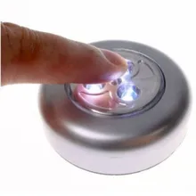Under Cabinet Closet Push Tap Stick On Lamp 3LED 4 LED Cordless Stick Tap Wardrobe Touch