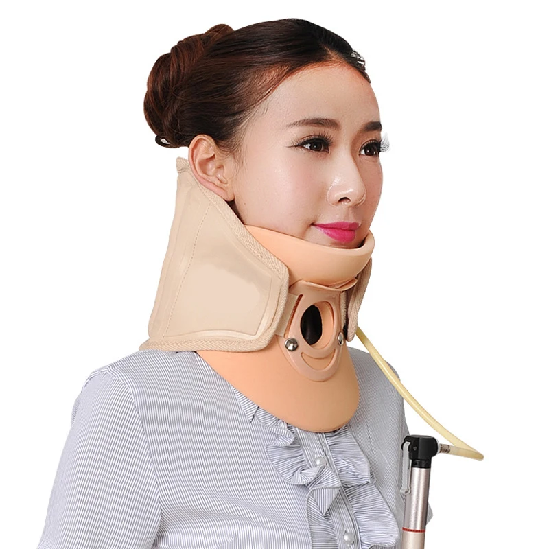 

Medical Neck Cervical Traction Device Portable Home Use Neck and Upper Back Pain Relief Therapy Collar Brace