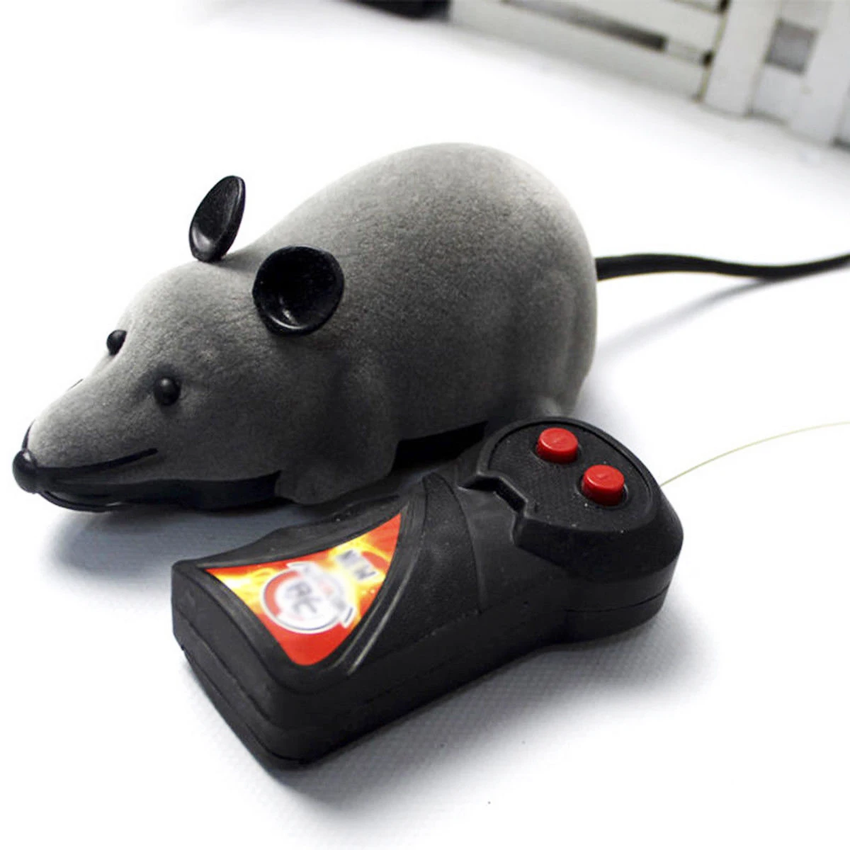 Беспроводной пульт дистанционного управления RC электронная Крыса мышь Мыши для кошки собаки питомца забавная игрушка