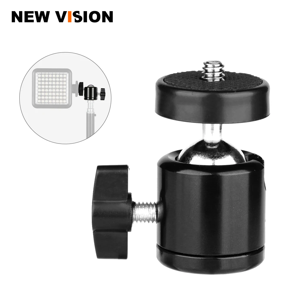 Mini Ball head Octopus Tripod Ball Head 1/4" Screw Mount For DSLR