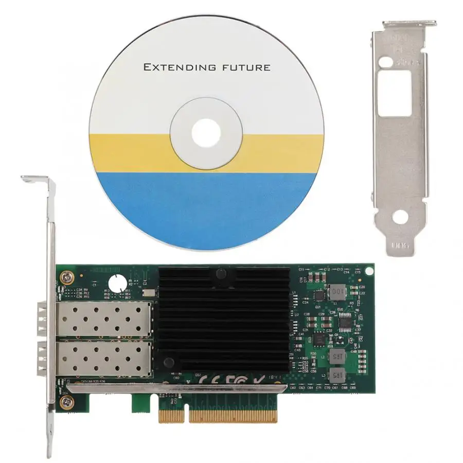 SE-LGI599A-2FB PCI-E X8 10 Gigabit Dual-port 10G Ethernet волоконный адаптер для сервера | Компьютеры и