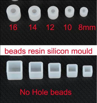 

XCDIY Silicone Mold for square ball sphere beads Resin Silicone Mould handmade tool DIY Craft epoxy resin molds (no hole)