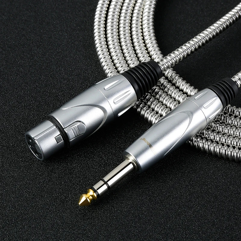 Soundking высококачественный микрофонный кабель XLR Female to 6 35 Male используется для