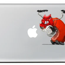 Злой Дракон грузовик Vulture стиль виниловая наклейка ноутбука Стикеры для DIY Macbook Pro Air 11 13 15 дюймов кожи ноутбука