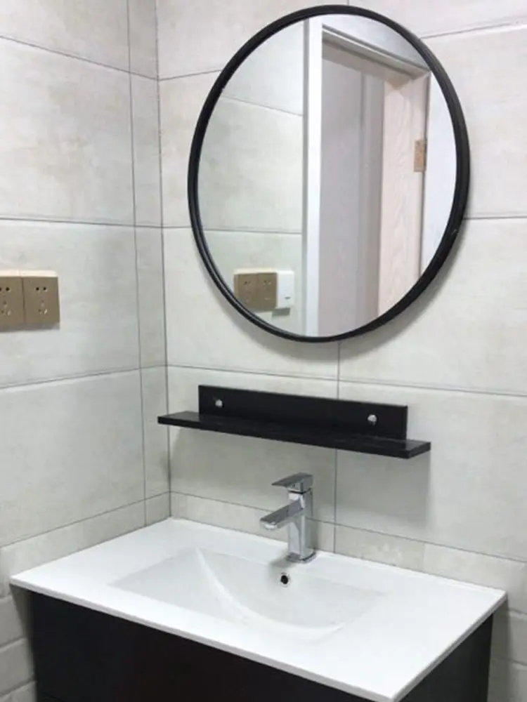 Настенное зеркало круглое зеркало для макияжа Зеркало для ванной комнаты декоративное зеркало туалетное зеркало подвесное зеркало LO681055