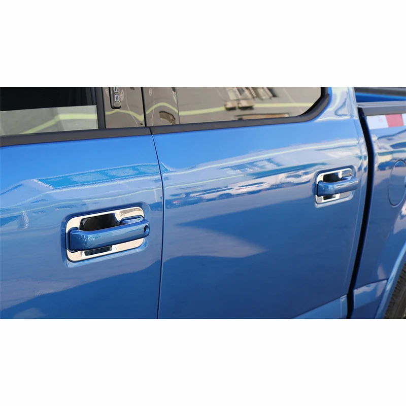 Абс дверная ручка чаши Крышка хром для Ford F150 протектор отделка края защитное литье Стайлинг 8 шт