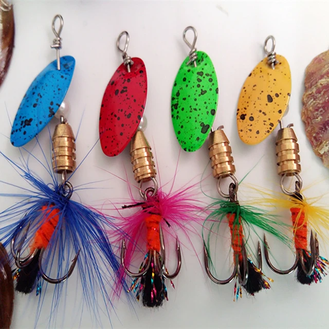 Pesca Fishing Sequin Spinner Spoon Hard Lures Weight Sinker Baits