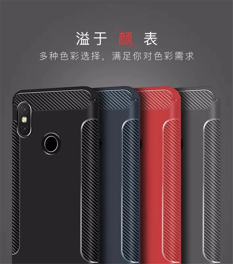

Xiaomi Redmi Note 6 Pro Case Cover For Redmi Note 6 Pro Rubber Silicone Armor Phone Shell Soft Case For Xiaomi Redmi Note 6 Pro