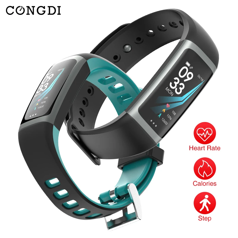 

Congdi R26 Smart Bracelet Fitness Tracker with Heart Rate Monitor Blood Pressure Blood Oxygen Monitor for iOS Android pk tezer