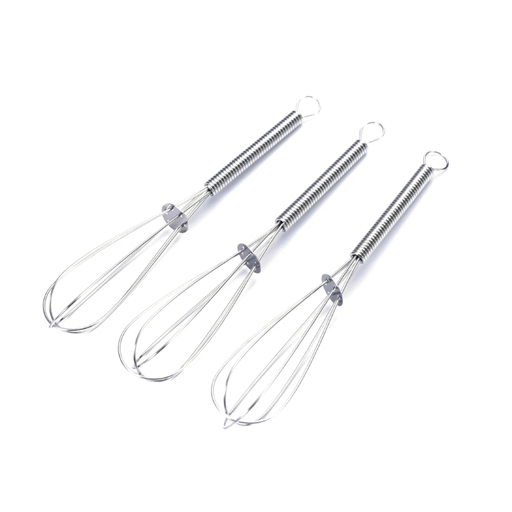 

Stainless Steel Handle Egg Beater Drink Whisk Mixer Foamer Kitchen Egg Beater Mini Handle Mixer Stirrer Tools For Kitchen
