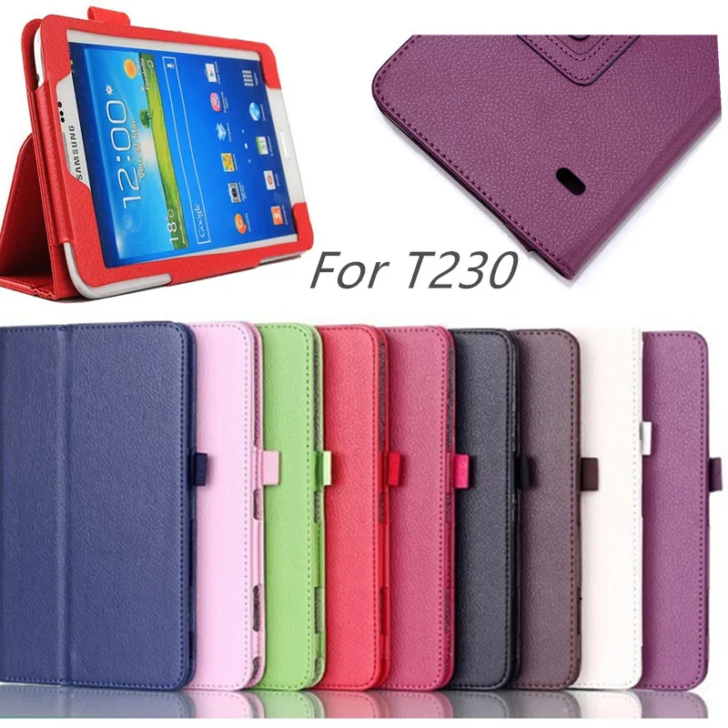 Чехол подставка из искусственной кожи для планшета Samsung Galaxy Tab 4 7 0 T230 T231 + пленка