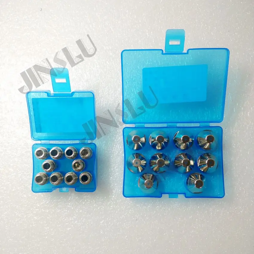 

Original Wulian Pan Ocean FY-200A water cooled cutting torch electrode and nozzle 2.1mm,50 sets