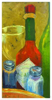 

Still Life Oil painting on canvas hight Quality Hand-painted Painting Bottle and Wineglass Oil Painting 1