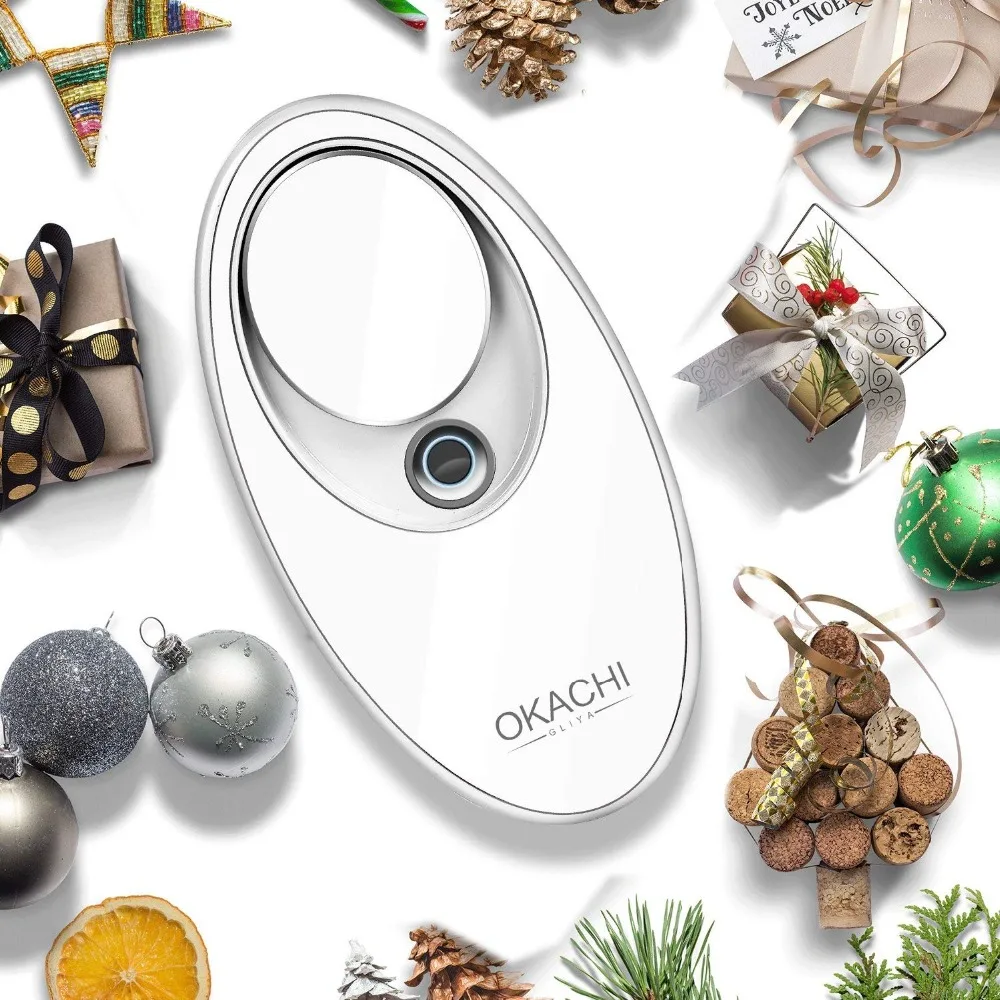 

Portable Nano Ionic Water Facial Mist Spray Deep Moisturizing and Hydrating Cleaning Pores Skin Care Tool Water Spa with Mirror