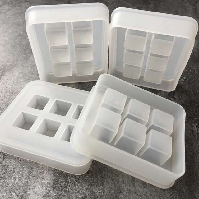 Szilikon Penész 16 Mm -Es Kocka Golyó Gyöngyök 6 Rekesz Gyanta Kézzel Készített Barkács Kézműves Ékszerek, Amelyek Epoxi Formák Készítik - Image 6