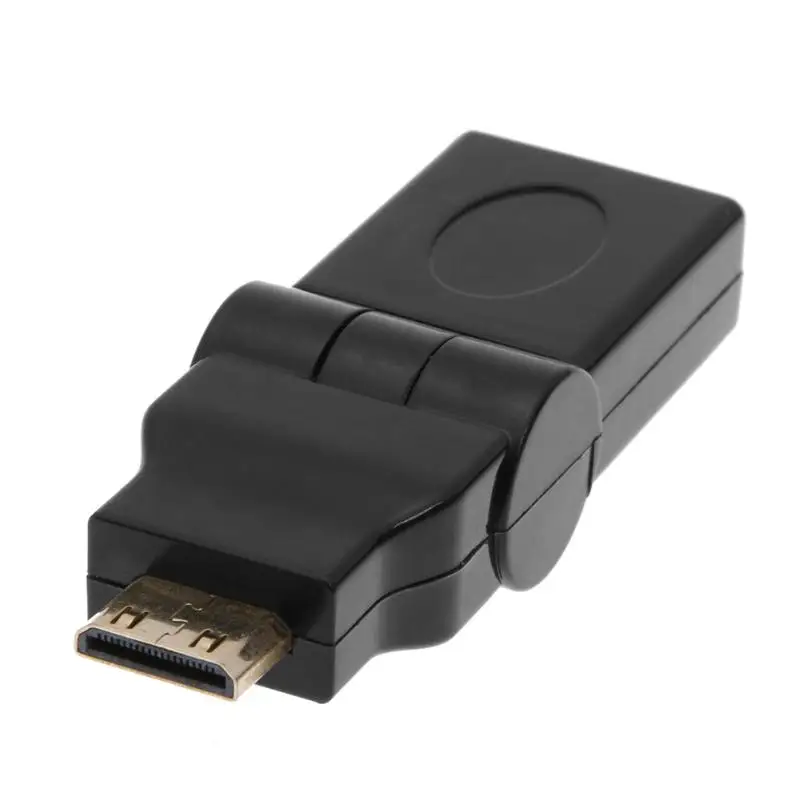 90 180 градусов мини HDMI Мужской к HDMI Женский адаптер соединитель для удлинителя