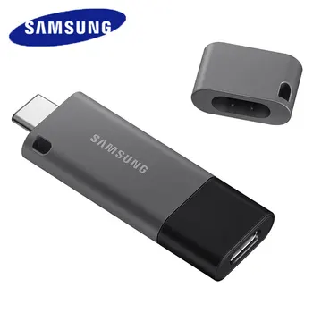 

SAMSUNG 64GB USB 3.1 Flash Drive 128GB Pen Drive 256GB Flash Memory Stick 32GB Metal USB Key U Disk DUO Plus 300MB/s For Type-C