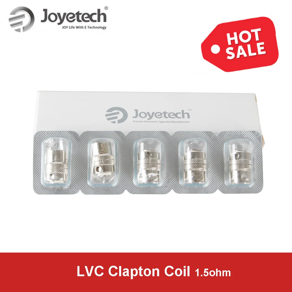 Спираль Joyetech LVC Clapton спираль MTL 1 5 Ом для электронных сигарет CUBIS Pro eGo AIO в
