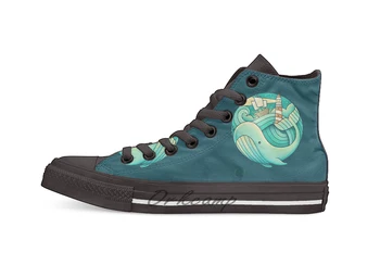

Into the Ocean Novelty Design Casual Canvas Shoes Custom shoes Drop Shipping
