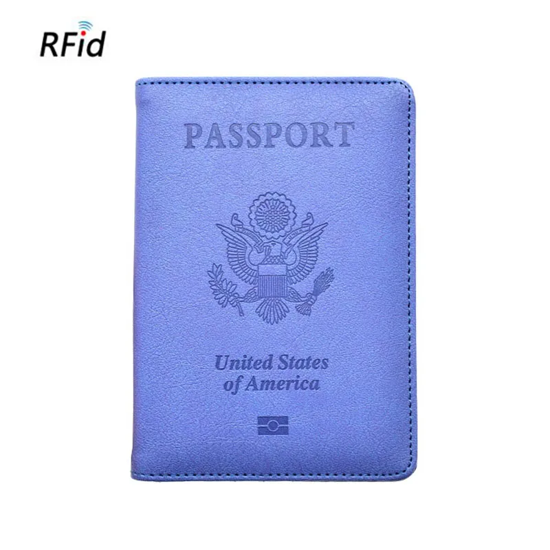 HEQUN Rfid Passport Cover Usa Multifunctional Men Rfid Blocking