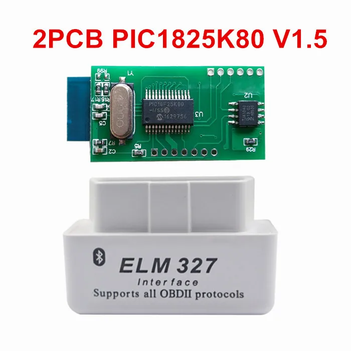 Супер Мини ELM327 Bluetooth V2.1/V1.5 OBD2 автомобильный диагностический инструмент ELM 327 Bluetooth для Android/Symbian для OBDII протокола - Цвет: Green