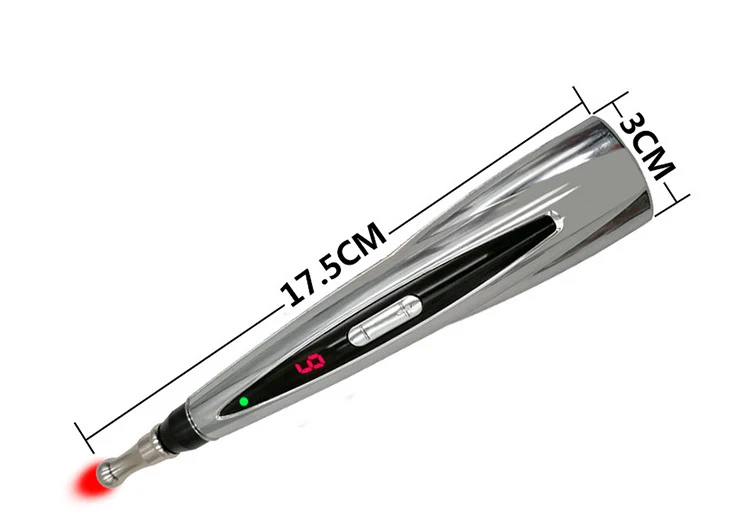 Электрическая зарядка иглоукалывание ручка Меридиан энергетическая ручка облегчение боли лазерная терапия зарядка Массажная ручка для тела голова спины шеи массаж ног