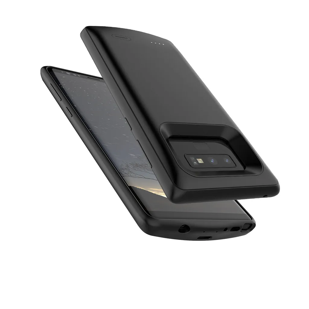 5000 мА/ч Расширенный чехол для зарядки телефона для samsung Galaxy Note 9, защита от пыли, срок службы, мягкая резина